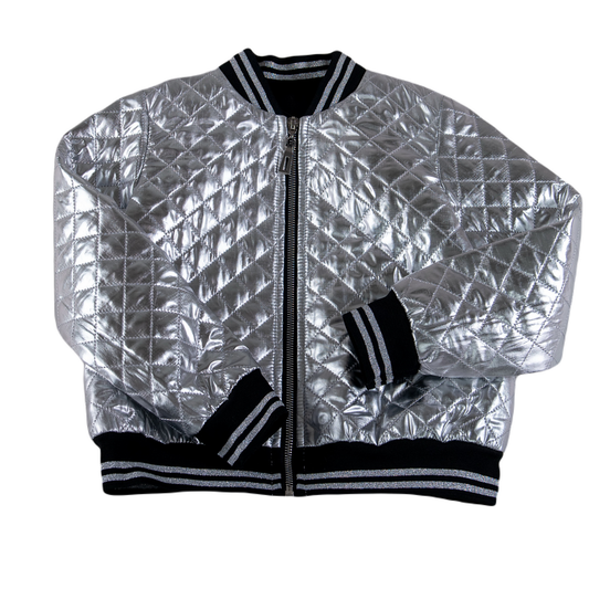 Daga Be Glam Girls Metallic Jacket Silver