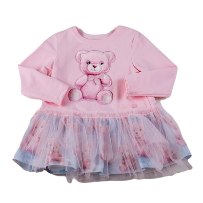 Daga Teddy Bear Dream Girls Dress Pink