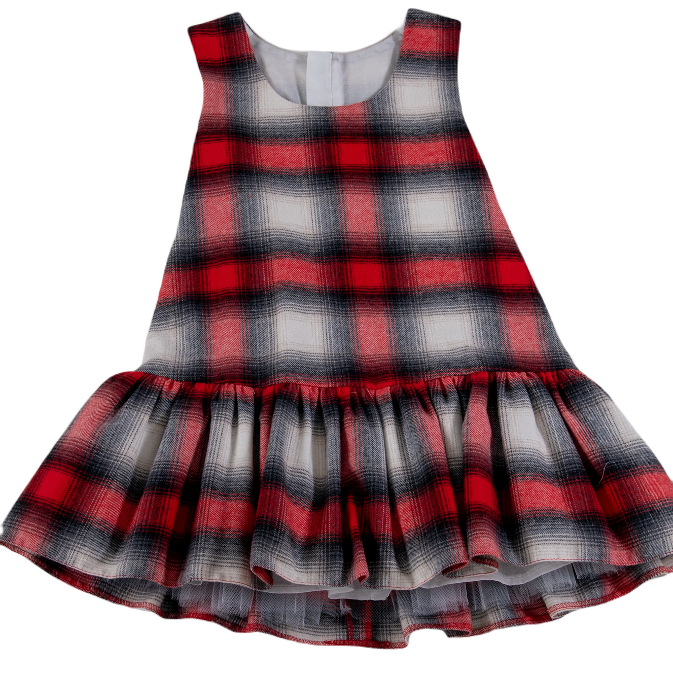 Daga Not Only Christmas Girls Pinafore & Shirt Red