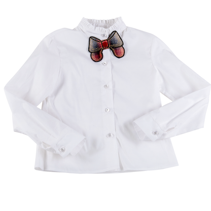 Daga Not Only Christmas Girls Pinafore & Shirt Red